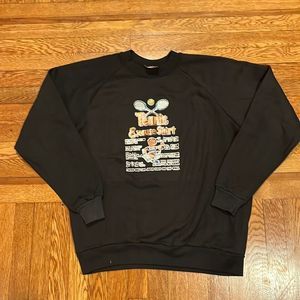 Vintage USA made tennis crew neck‎